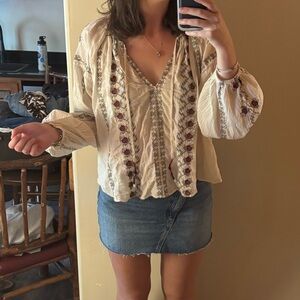 Beautiful zara gauzey top